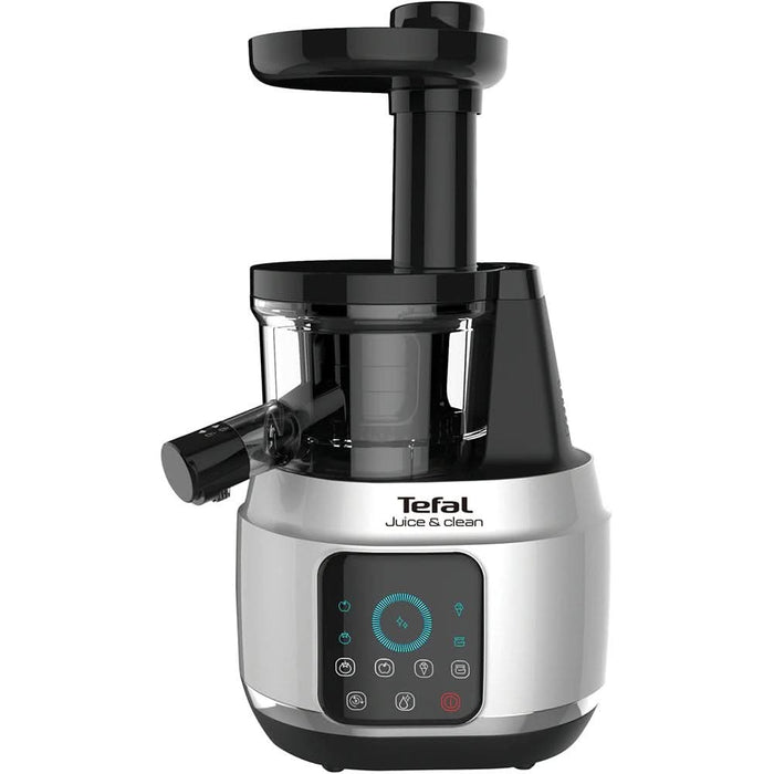 Storcator fructe si legume TEFAL ZC420E38 Juice N'Clean, 0.8l, 150W, 2 trepte viteza, negru-argintiu WALTI