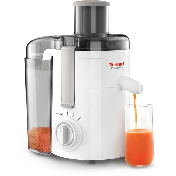 Storcator fructe si legume TEFAL Frutelia+ ZE370138, 350W, 2 trepte viteza, alb-gri WALTI