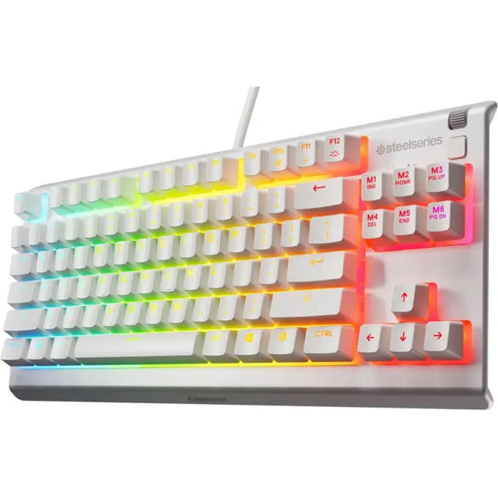 Tastatura Gaming STEELSERIES Apex 3 TKL, USB, Layout US, alb - WALTI WALTI