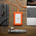 Hard Disk extern LACIE Rugged STFR2000800, 2TB, USB 3.0, argintiu-portocaliu - WALTI WALTI