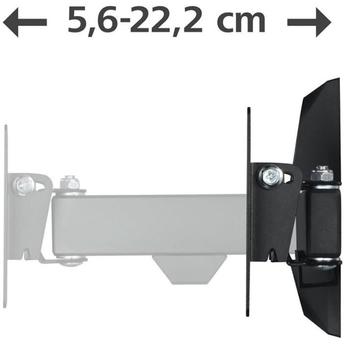 Suport TV perete HAMA 220820, reglabil, 10-26", 15kg, negru WALTI