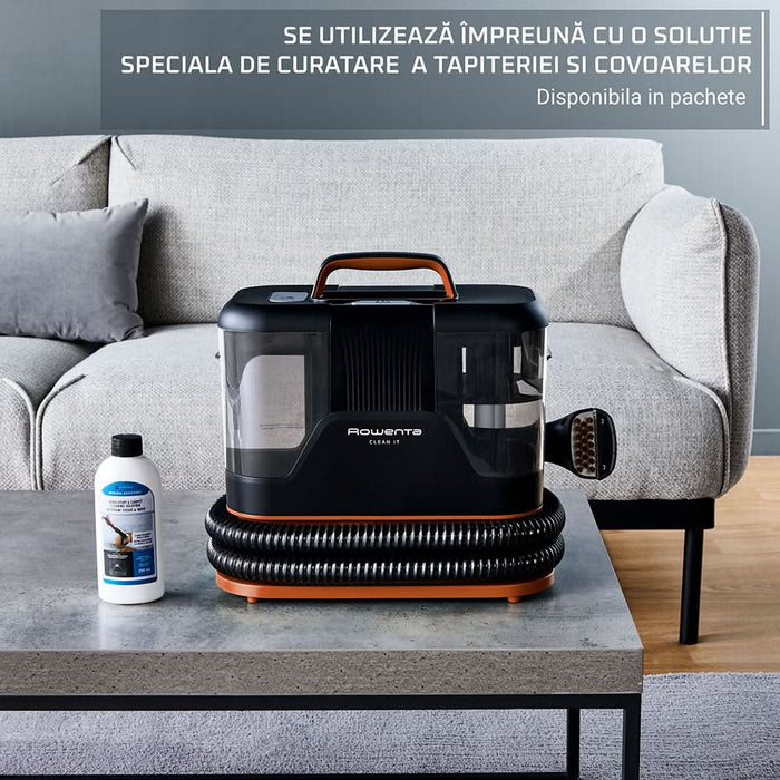 Aspirator cu spalare ROWENTA Clean It IN5011F0, 1.5l, 400W, portocaliu-negru - WALTI WALTI