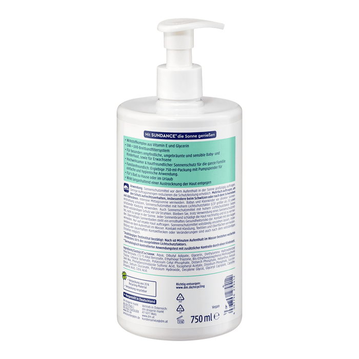 SUNDANCE Balsam de plajă sensitiv, SPF 50+, 750 ml WALTI