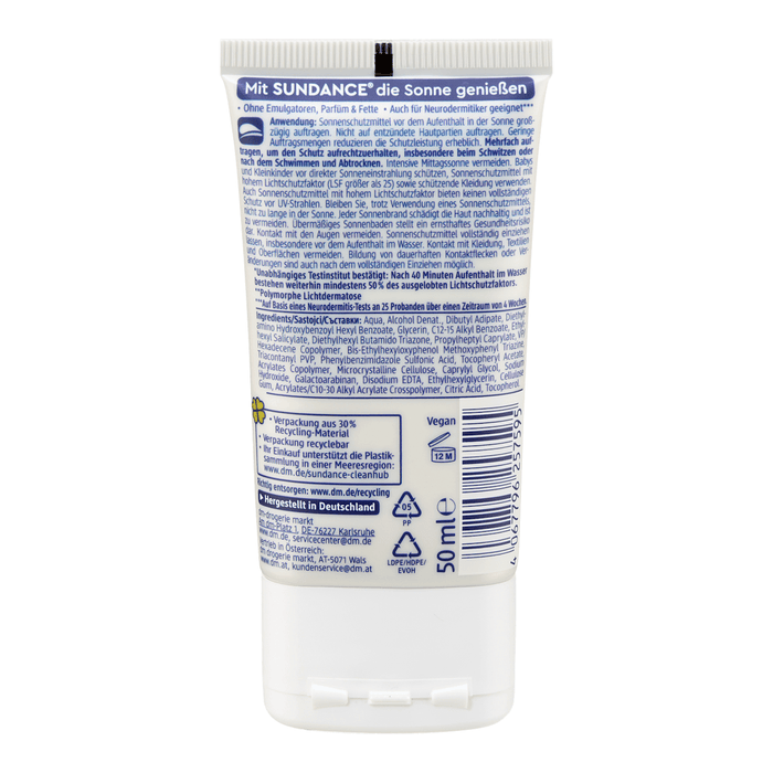 SUNDANCE Cremă protecție solară SPF50, 50 ml WALTI