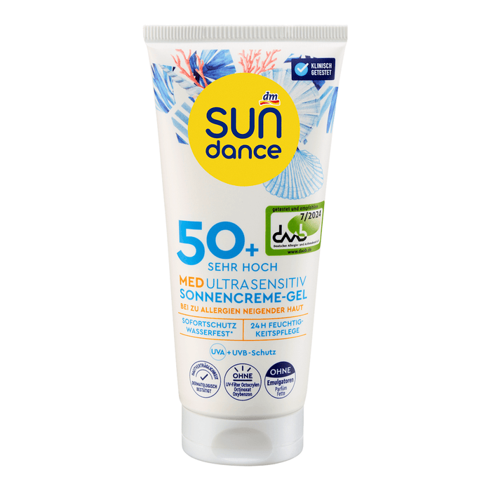 SUNDANCE Gel-cremă pentru protecție solară MED FPS 50+, 100 ml WALTI
