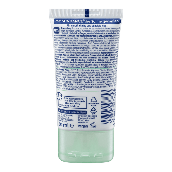 SUNDANCE Loțiune cu protecție solară SPF30 pentru față, 50 ml WALTI