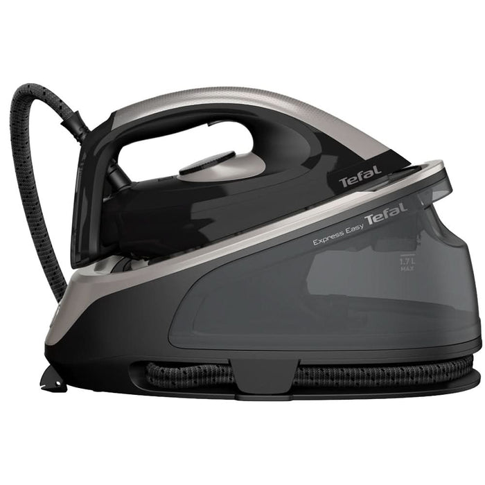 Statie de calcat TEFAL Express Easy SV6140E0, 2200W, 380g/min, 1.7l, talpa ceramica, negru-gri WALTI