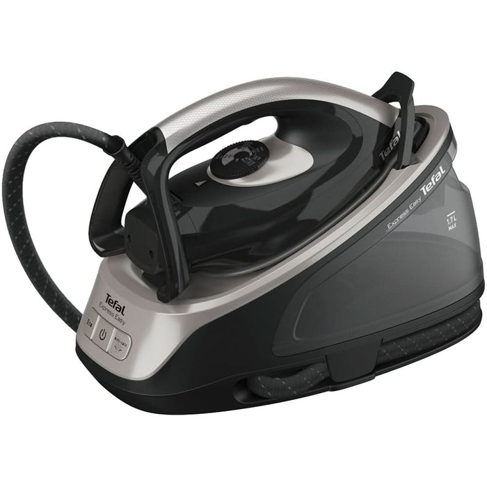 Statie de calcat TEFAL Express Easy SV6140E0, 2200W, 380g/min, 1.7l, talpa ceramica, negru-gri WALTI
