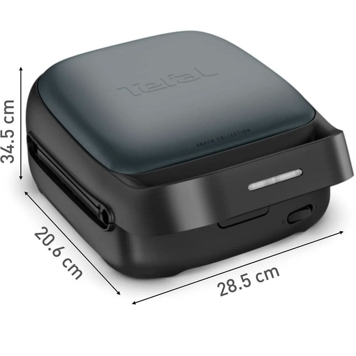 Sandwich maker TEFAL Snack Collection SW862BF0, 700W, albastru inchis-negru WALTI