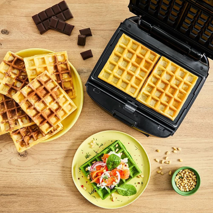 Sandwich maker TEFAL Snack Collection SW862BF0, 700W, albastru inchis-negru WALTI