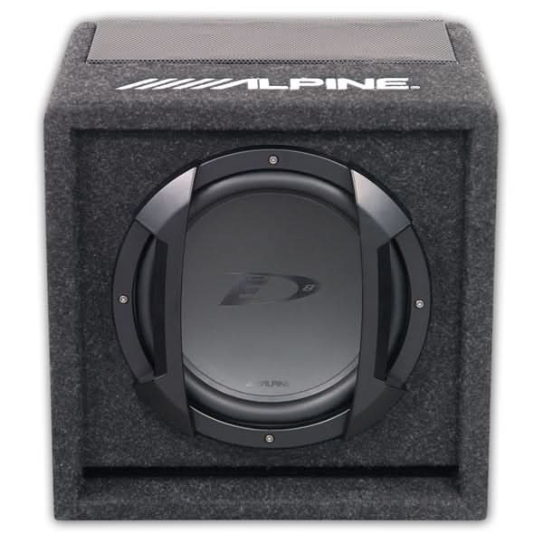 Subwoofer auto activ ALPINE SWE-815, 150W RMS, 20 cm, Bass-reflex - WALTI WALTI