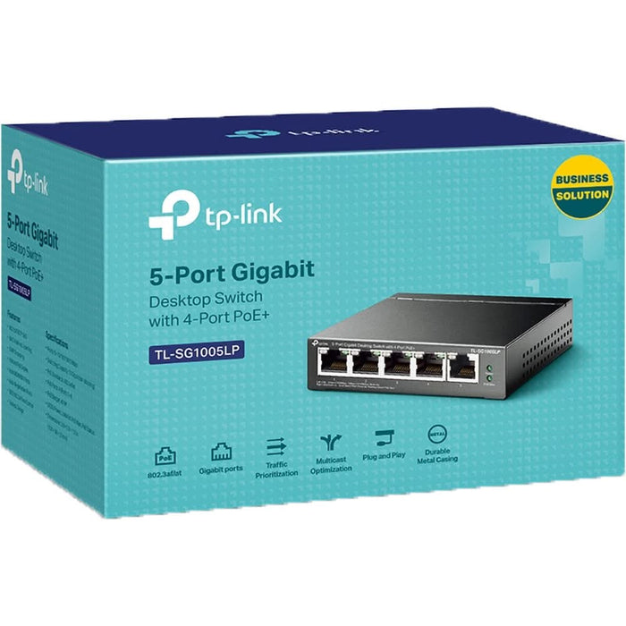 Switch TP-LINK TL-SG1005LP, 5 porturi Gigabit, negru WALTI