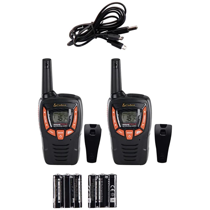 Set statii emisie-receptie COBRA AM655, 16 canale, raza 8km, 2buc WALTI