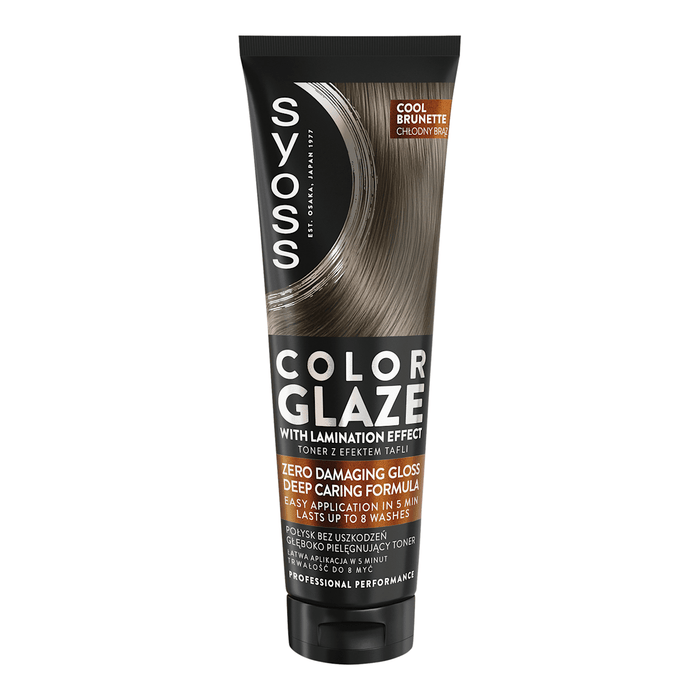 syoss Color Glaze cu efect de laminare Cool Brunette, 130 ml WALTI