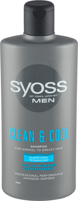 syoss Men Șampon pentru bărbați Cool, 440 ml WALTI