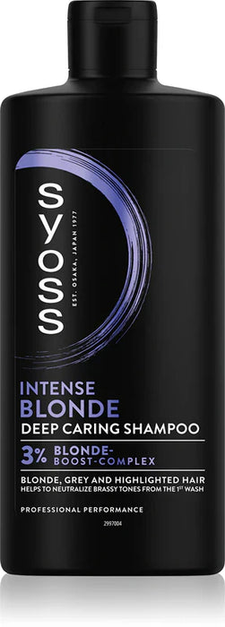 syoss Blonde & Silver Sampon 440 ml - WALTI WALTI