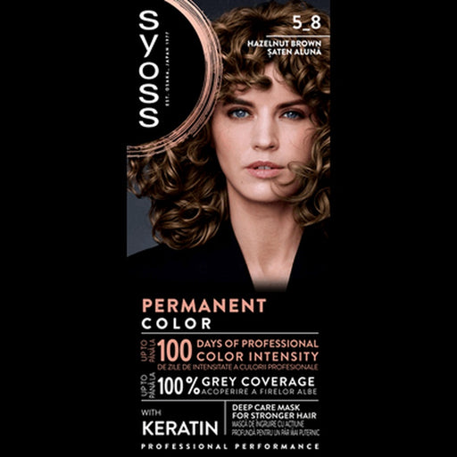 syoss Baseline Color Vopsea de Par Nuanta Hazelnut Brown 115 ml - WALTI WALTI