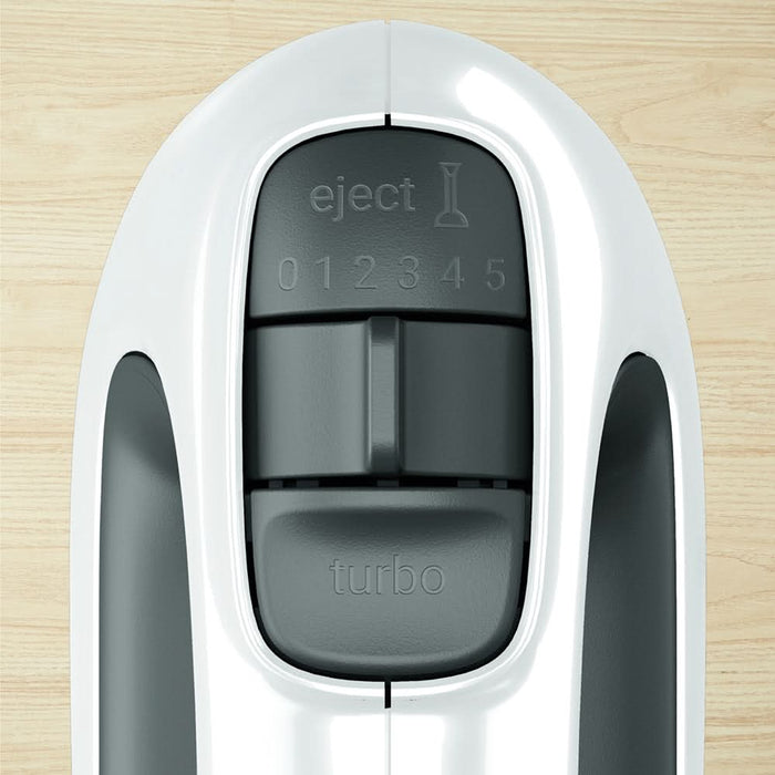 Mixer de mana TEFAL Prep'Mix HT461138, 0.6l, 500W, 5 trepte viteza, alb-gri inchis WALTI