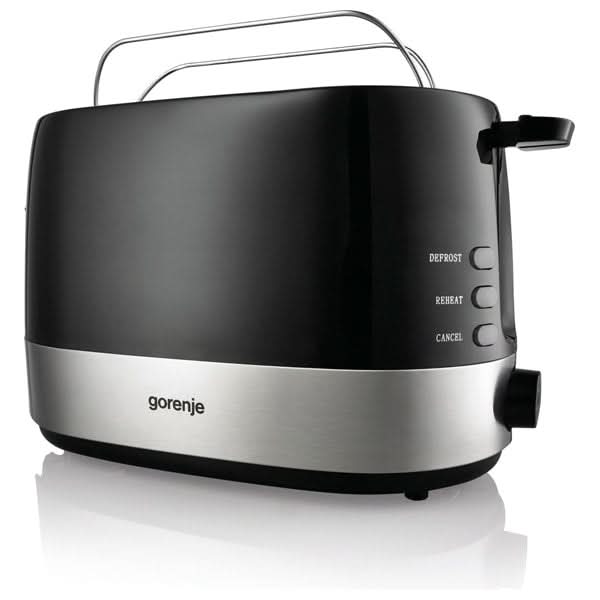 Prajitor de paine GORENJE T850BK, 2 felii, 850W, negru-argintiu WALTI