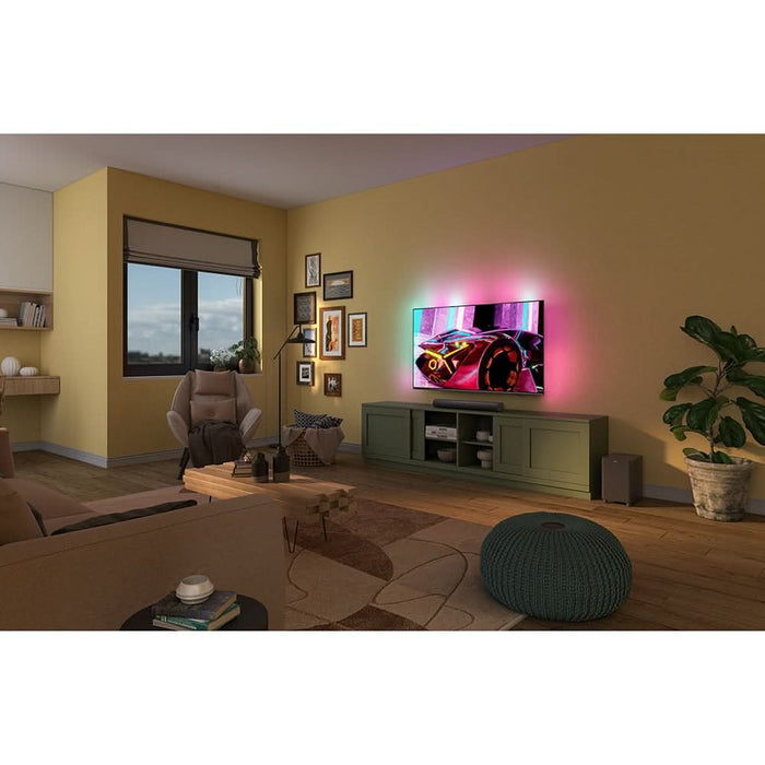 Soundbar PHILIPS TAB6100/10, 2.1, 400W, Bluetooth, Subwoofer Wireless, Dolby Atmos, negru WALTI