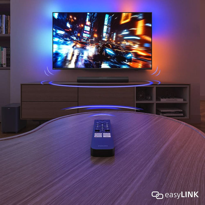Soundbar PHILIPS TAB6100/10, 2.1, 400W, Bluetooth, Subwoofer Wireless, Dolby Atmos, negru WALTI