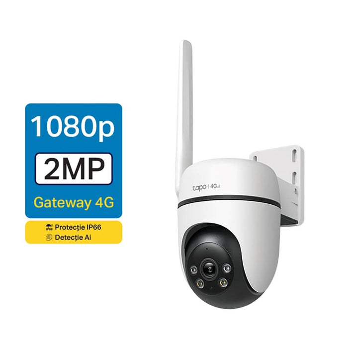 Camera IP Wireless exterior TP-LINK Tapo C501GW, 2MP, 1080 p, IP65, IR, Night Vision, alb WALTI