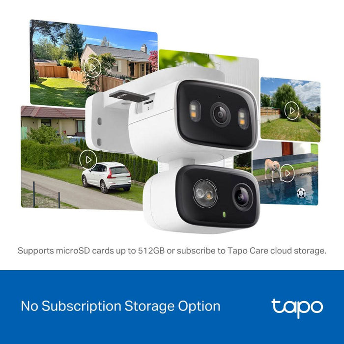Camera IP Wireless Duala Tapo C246D, 6MP, IR, Night Vision, alb WALTI