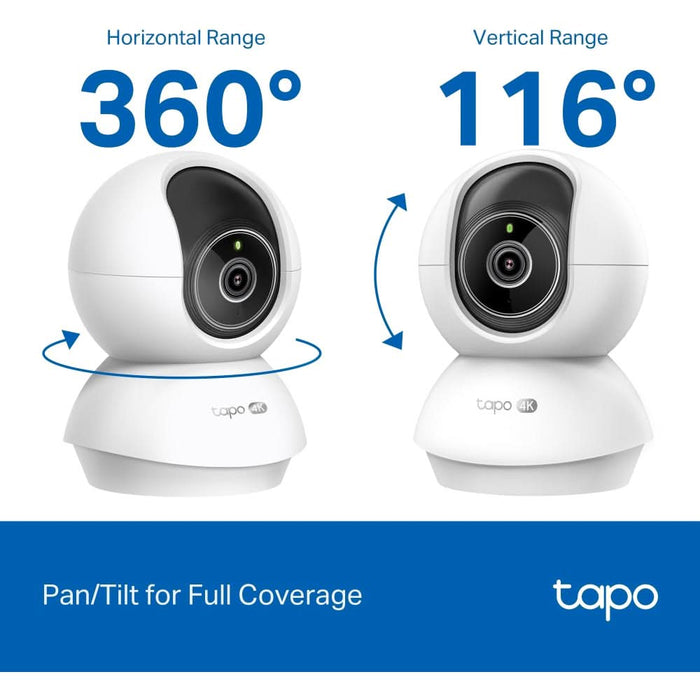 Camera IP Wireless interior TP-LINK Tapo C250, 4K 2160p, IR, Night Vision, alb WALTI