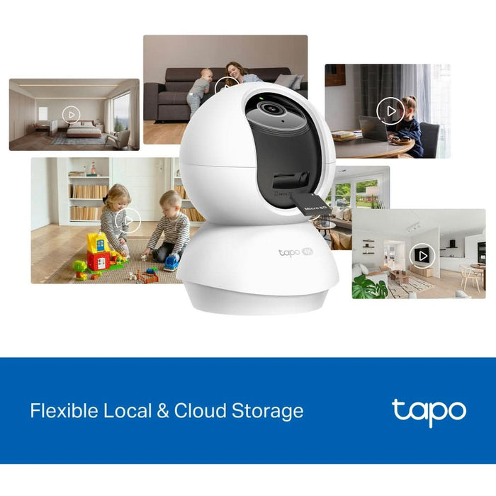 Camera IP Wireless interior TP-LINK Tapo C250, 4K 2160p, IR, Night Vision, alb WALTI