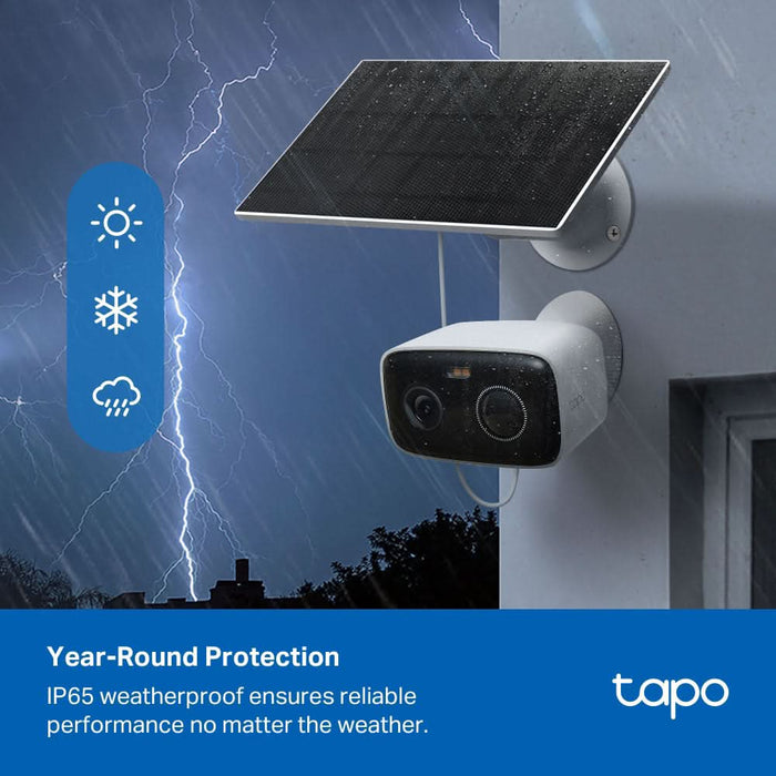 Kit camera IP Wireless exterior TP-LINK Tapo C400, 2MP, 1080 p, IP65, IR, Night Vision, alb WALTI