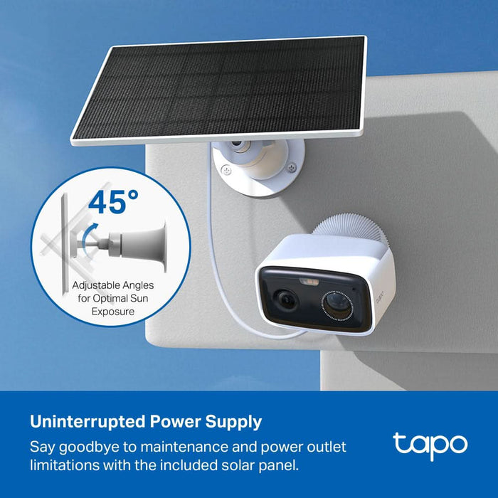 Kit camera IP Wireless exterior TP-LINK Tapo C400, 2MP, 1080 p, IP65, IR, Night Vision, alb WALTI