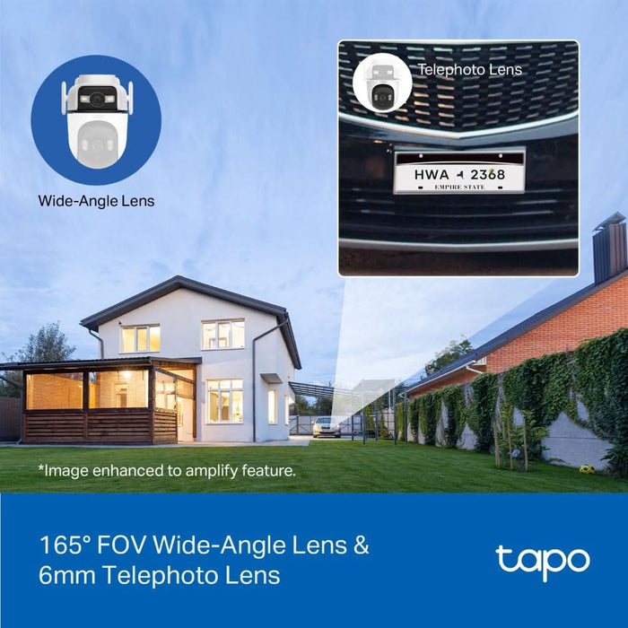 Camera IP Wireless TP-LINK Tapo C545D, 2K 1296p, IR, NightVision, alb WALTI