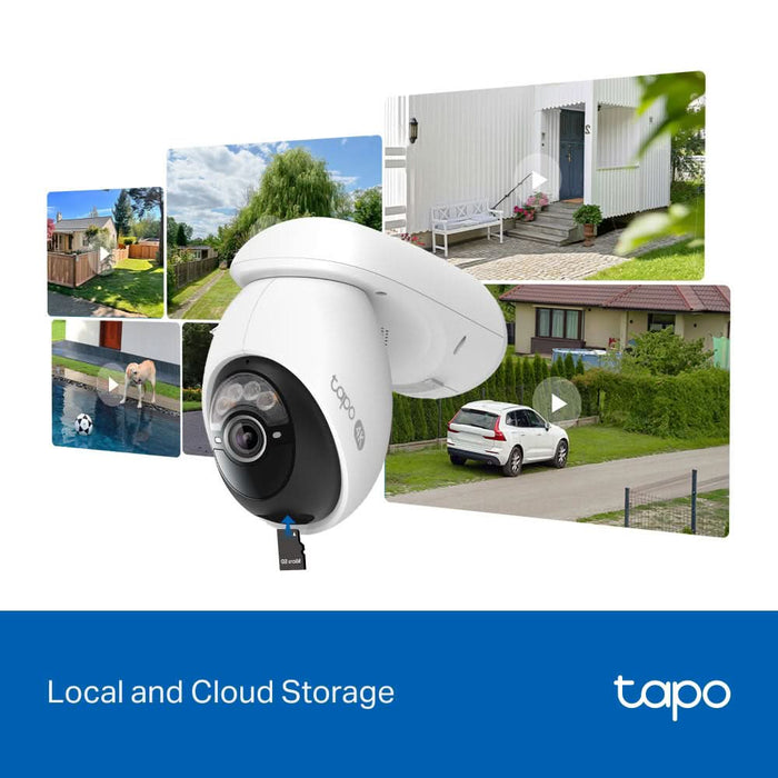 Kit camera IP Wireless exterior TP-LINK Tapo C660, 8MP, 2160 p, IP66, IR, Night Vision, alb WALTI