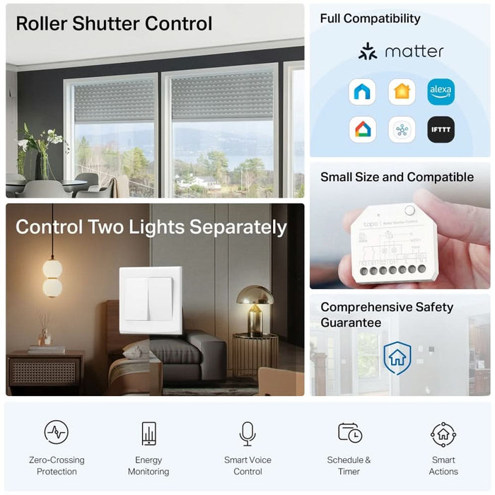 Modul de comutare inteligent TP-LINK Tapo S112, Wi-Fi, alb WALTI