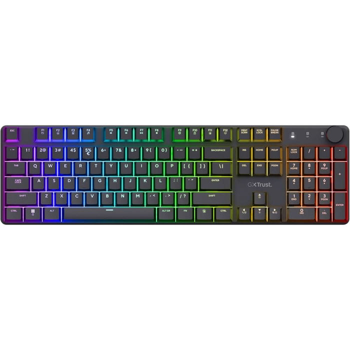Tastatura Gaming Wireless Mecanica TRUST GXT 868 Torix, USB, Layout US, negru WALTI