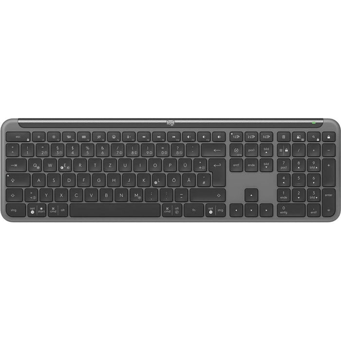 Tastatura Wireless LOGITECH K950, USB, Bluetooth, US INT, grafit WALTI