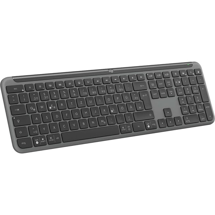 Tastatura Wireless LOGITECH K950, USB, Bluetooth, US INT, grafit WALTI