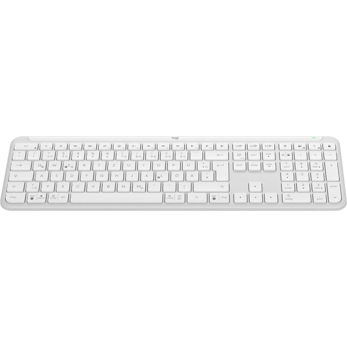 Tastatura Wireless LOGITECH K950, USB, Bluetooth, US INT, alb WALTI