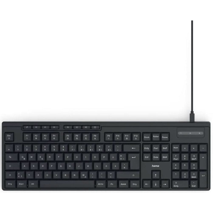 Tastatura cu fir HAMA CK-200, USB, Layour RO, negru - WALTI WALTI