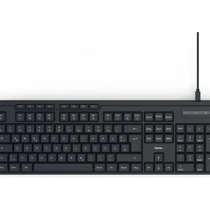 Tastatura cu fir HAMA CK-200, USB, Layour RO, negru - WALTI WALTI