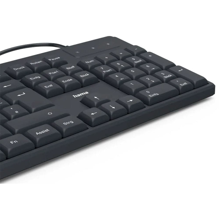 Tastatura cu fir HAMA CK-200, USB, Layour RO, negru - WALTI WALTI