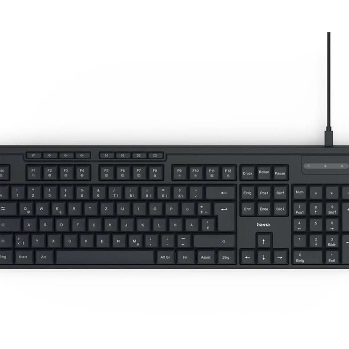 Kit tastatura si mouse HAMA CKM-200, USB, Layout RO, negru WALTI