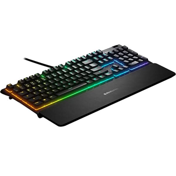 Tastatura Gaming STEELSERIES Apex 3, Whisper-Quiet Switch, USB, negru - WALTI WALTI