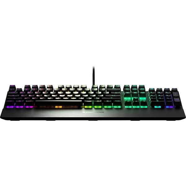 Tastatura Gaming mecanica STEELSERIES Apex 5, Hybrid blue mechanical Switch, USB, negru WALTI