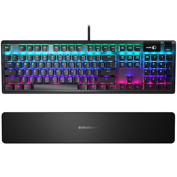 Tastatura Gaming mecanica STEELSERIES Apex 5, Hybrid blue mechanical Switch, USB, negru WALTI