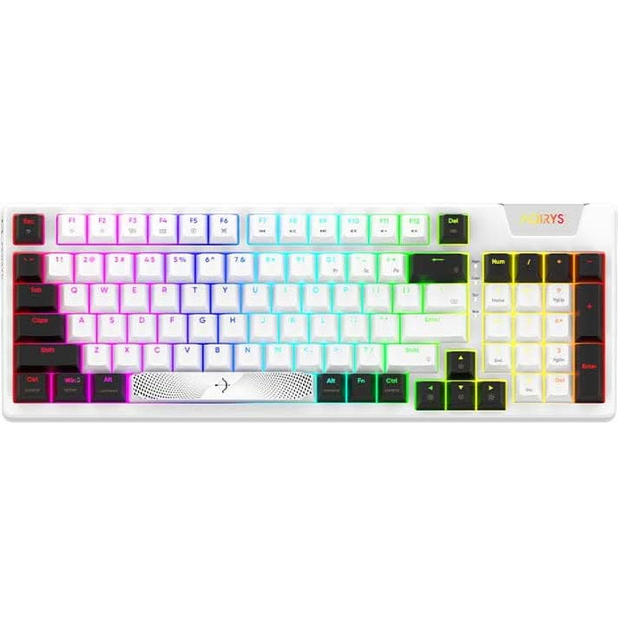 Tastatura Gaming Mecanica AQIRYS Adara, USB, Layout US, alb WALTI