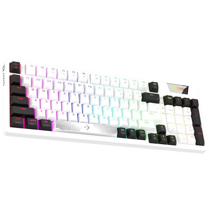 Tastatura Gaming Mecanica AQIRYS Adara, USB, Layout US, alb WALTI