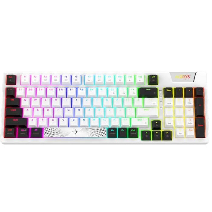 Tastatura Gaming Mecanica AQIRYS Adara, USB, Layout US, alb WALTI