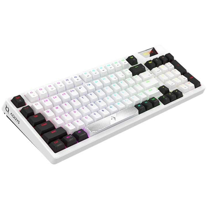 Tastatura Gaming Mecanica AQIRYS Adara, USB, Layout US, alb WALTI