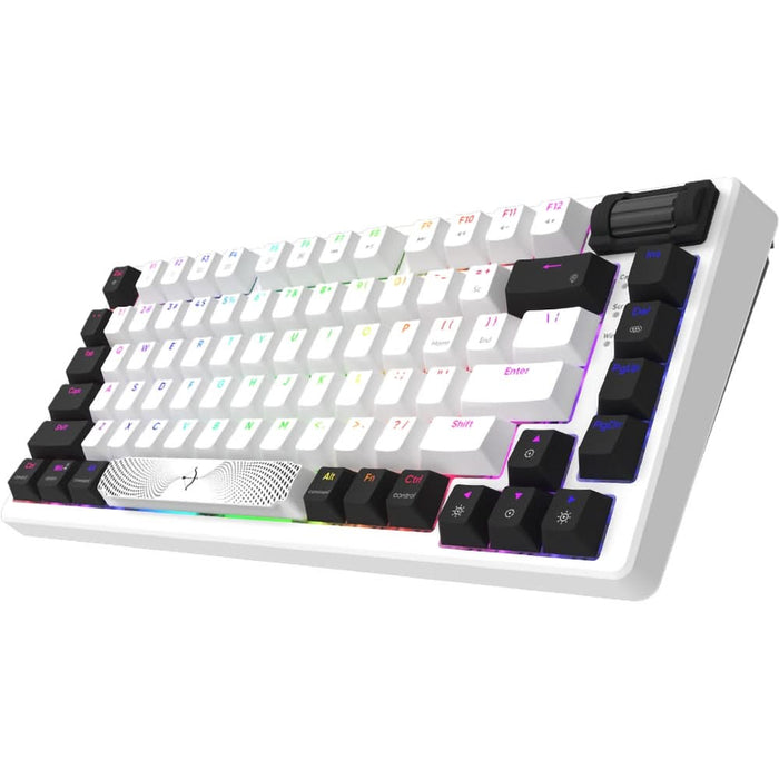 Tastatura Gaming Mecanica AQIRYS Adara Mini, USB, Layout US, alb WALTI